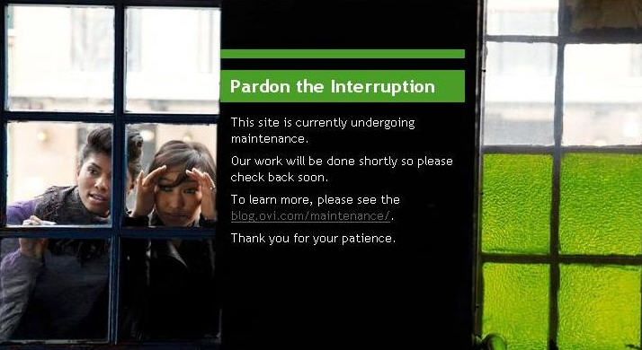 Ovi store site down 1 ovipardon