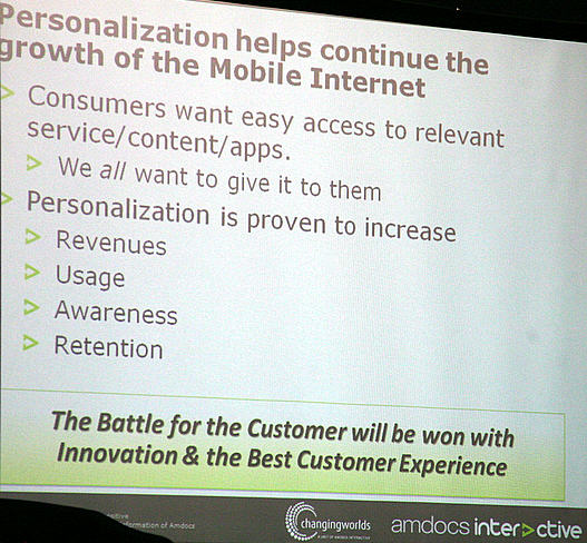 The mobile Internet, personalized, intelligent and profitable 5 personalisation