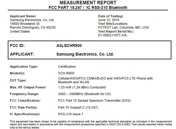 Samsung gets 4G LTE handset FCC approved 1 samsung4g