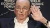 Media tycoon Rupert Murdoch addresses a session of the World Economic Forum in Davos