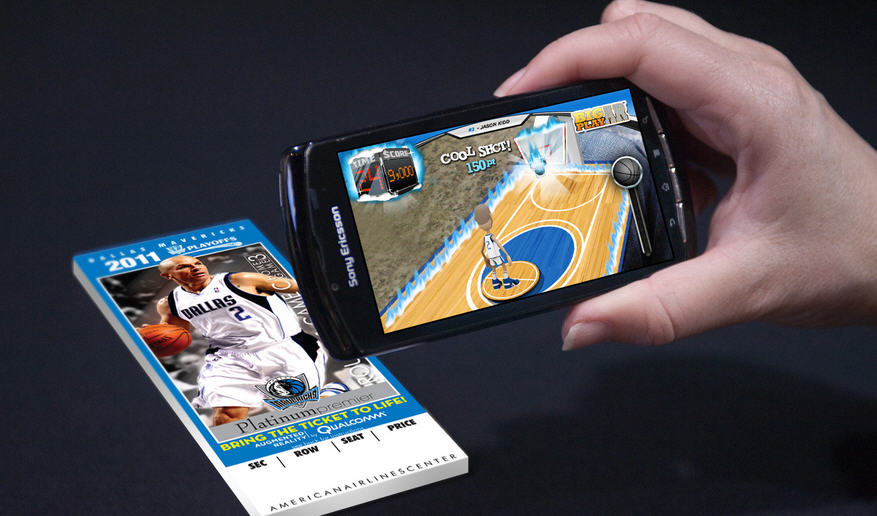 Qualcomm's Augmented Reality gets its game on with Dallas Mavericks 1 mavs