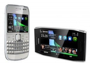 Nokia E6 and X7