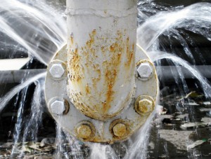 leaking pipe