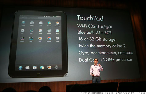 HP TouchPad presentation