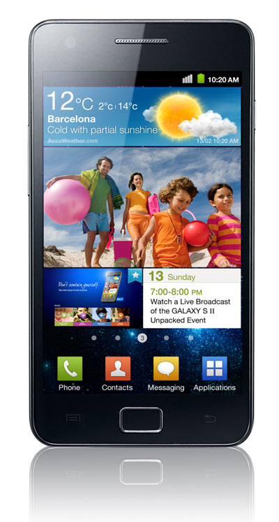Samsung to launch Galaxy S II smartphone August 29 1 samsung galaxy s2 pic